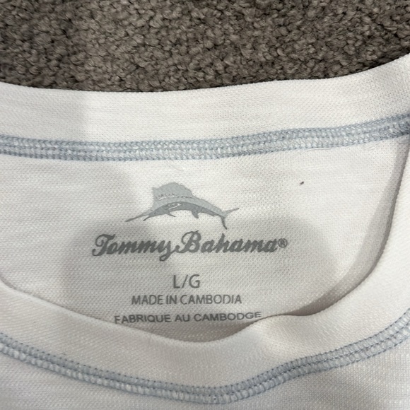 Tommy Bahama white shirt - Picture 2 of 8